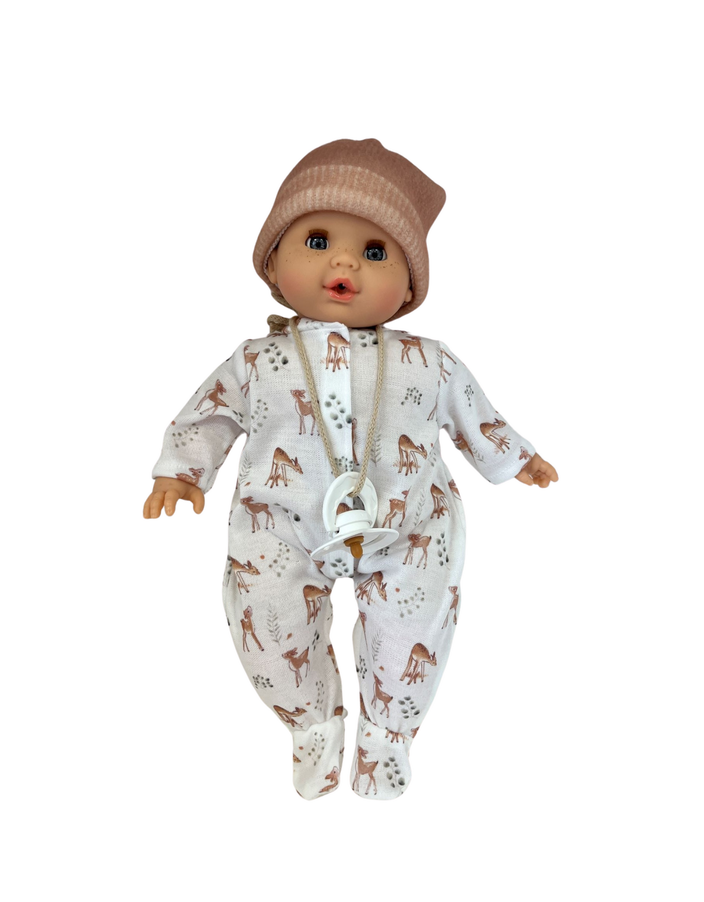 Alex & Sonia doll - Doll with fawn pajamas and hat - Paola Reina