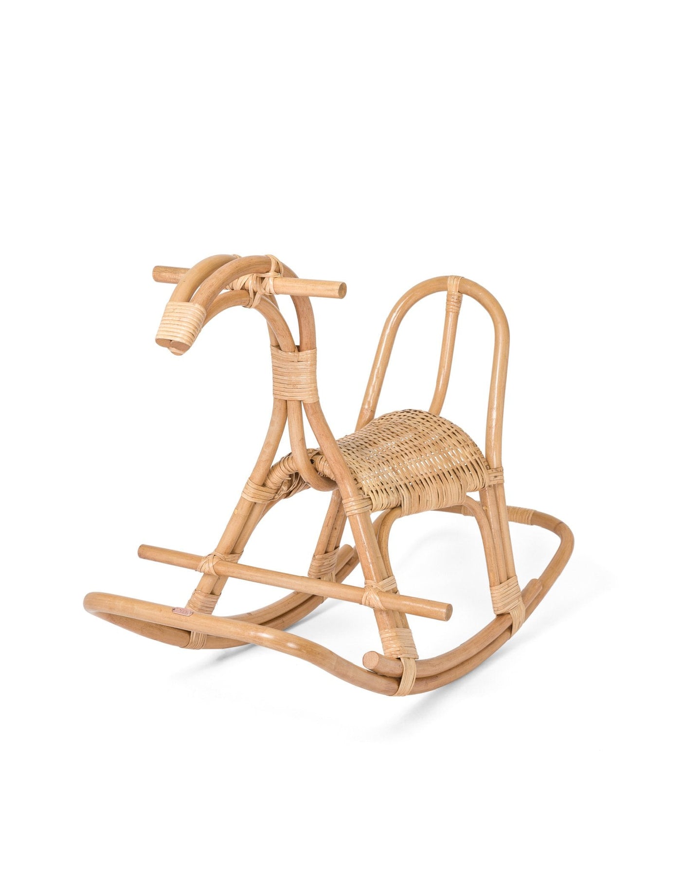 Rattan rocking horse - poppie toys